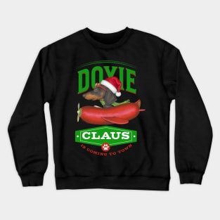 Doxie Claus Dachshund Crewneck Sweatshirt